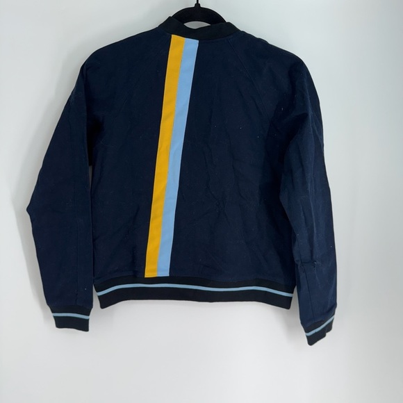 Callidae The Team Varsity Front Zip Up Long Sleeve Full Length Jacket - Picture 3 of 3